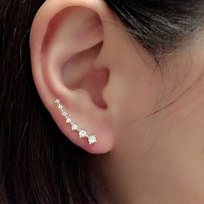 🎅Ideales Geschenk💖Ohrringe mit sieben Sternen und synthetische Diamanten - Image 11